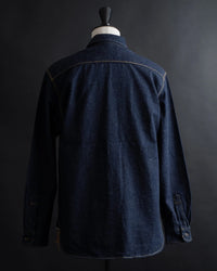 Big John MS005E 10oz Selvedge Denim Work Shirt - Indigo