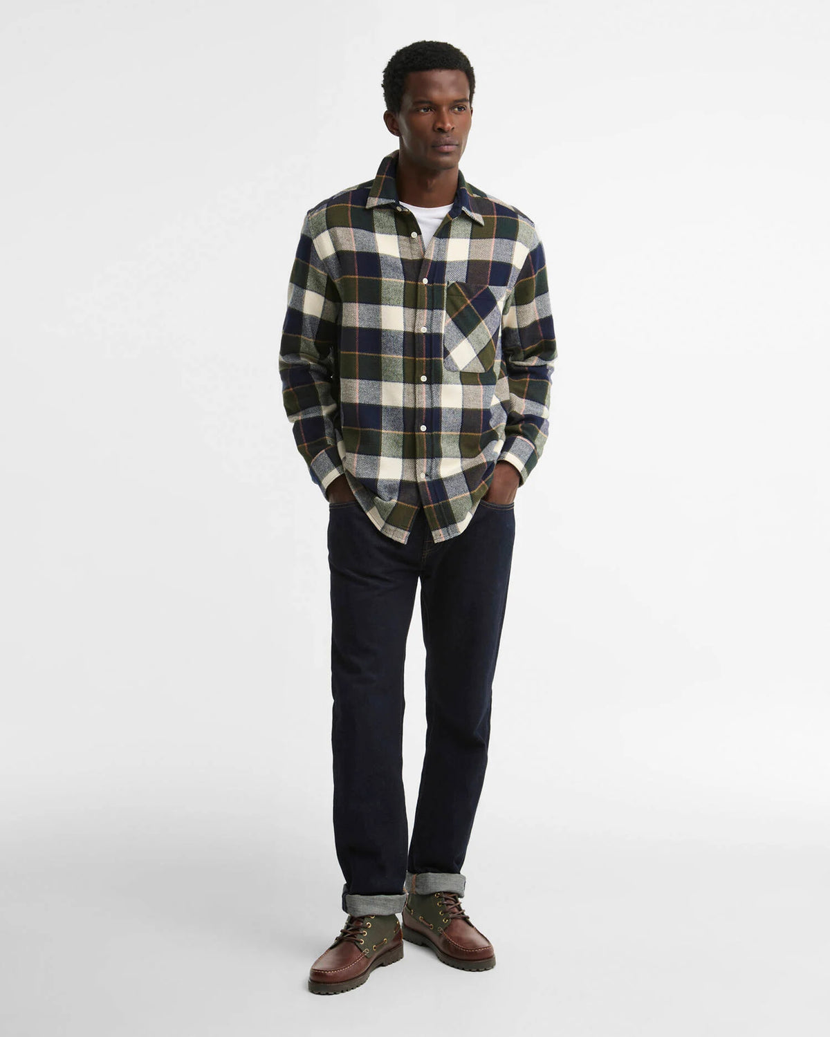 Barbour Heritage Bannock Shirt - Olive
