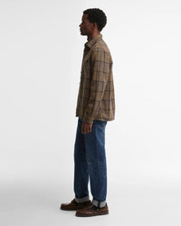 Barbour Heritage Millom Relaxed Houndstooth Shirt - Olive