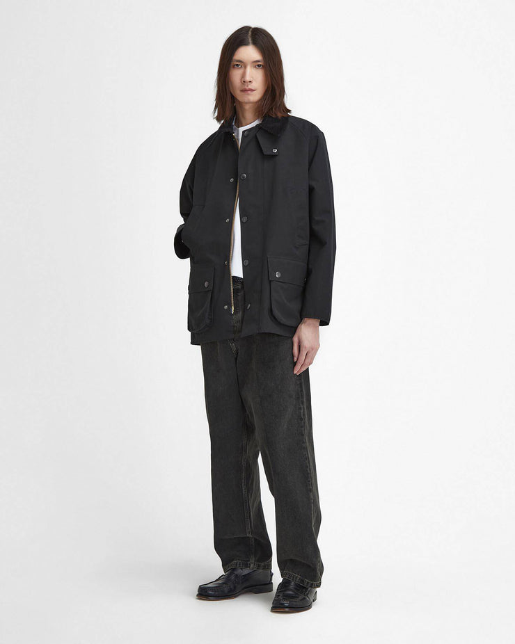 Barbour Heritage Classic Bedale Showerproof Jacket - Black