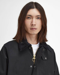Barbour Heritage Classic Bedale Showerproof Jacket - Black