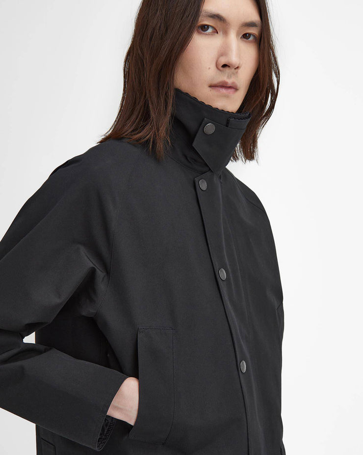 Barbour Heritage Classic Bedale Showerproof Jacket - Black