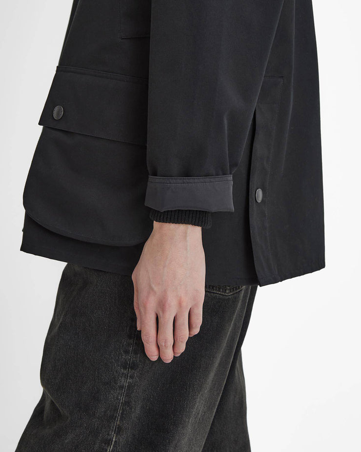 Barbour Heritage Classic Bedale Showerproof Jacket - Black