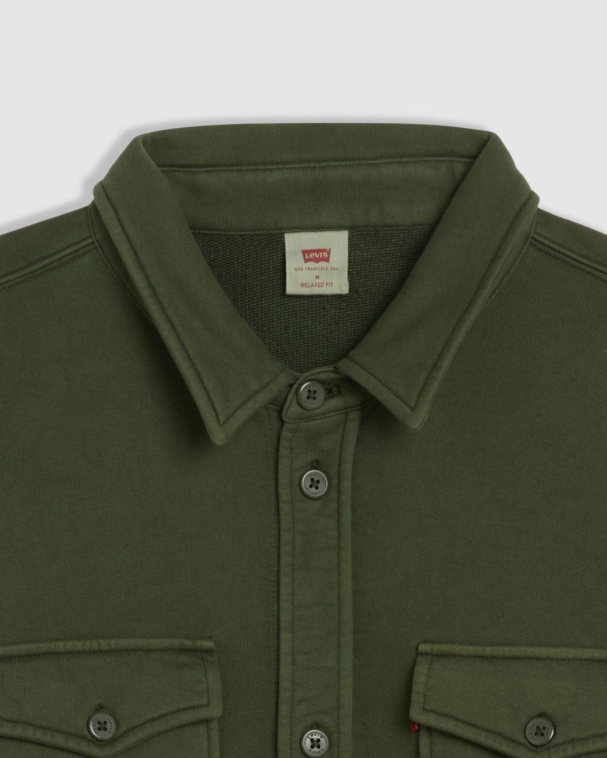 Levi's® Bayview Soft Worker Shirt - Garment Dye Kombu Green