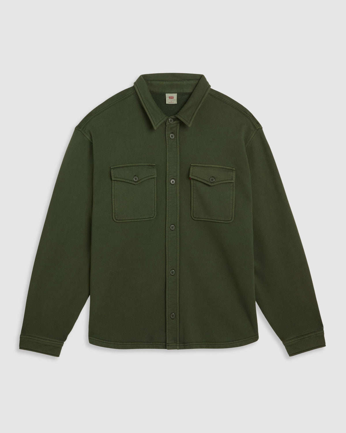 Levi's® Bayview Soft Worker Shirt - Garment Dye Kombu Green