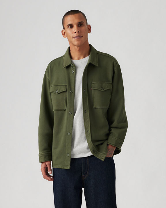 Levi's® Bayview Soft Worker Shirt - Garment Dye Kombu Green