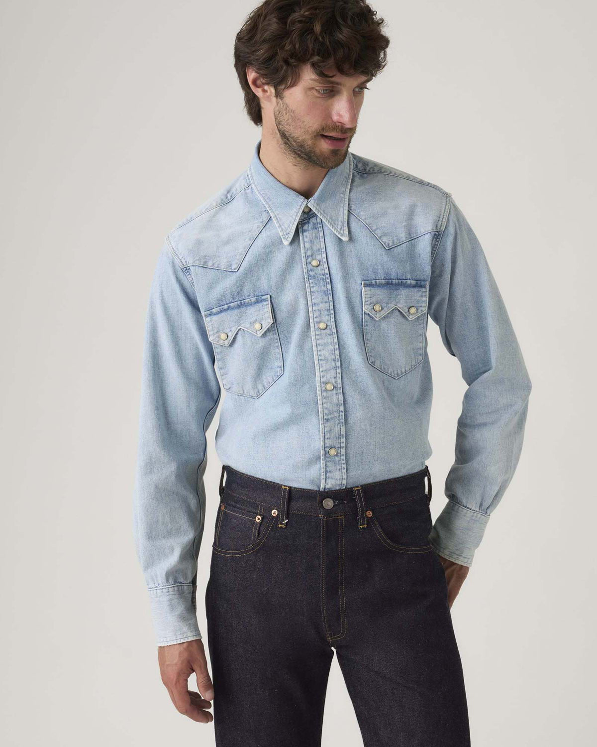 Levi's® Vintage Clothing Shorthorn Sawtooth Shirt - Standly | Levi's® Shirts | Jeanstore