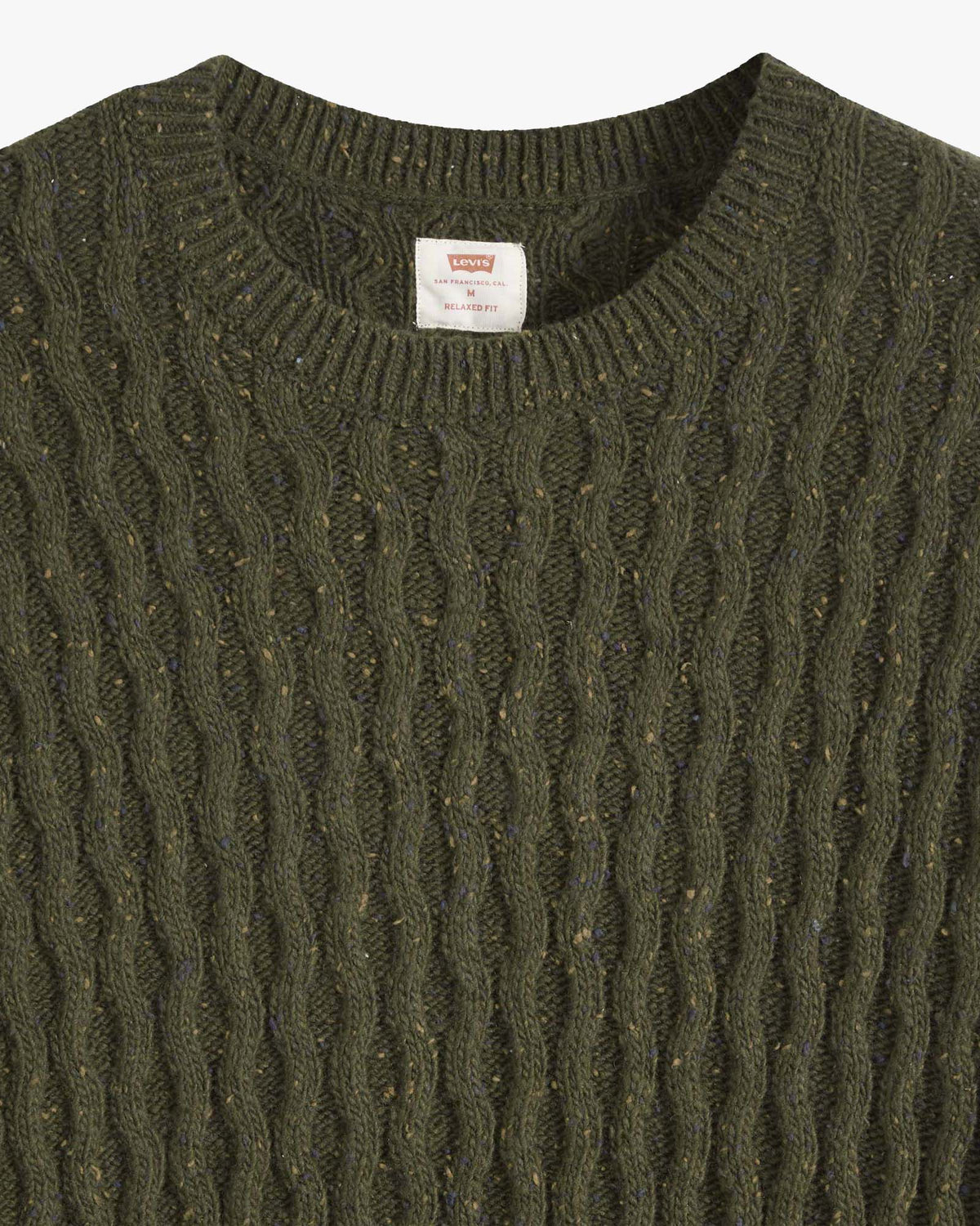Levi's® Presidio Wool Neps Full Needle Knit Sweater - Rosin