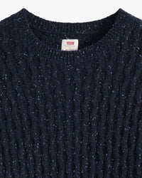 Levi's® Presidio Wool Neps Cable Knit Sweater - Navy Blazer