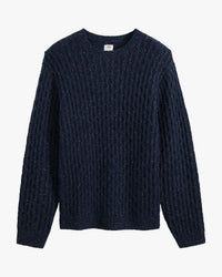 Levi's® Presidio Wool Neps Cable Knit Sweater - Navy Blazer
