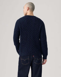 Levi's® Presidio Wool Neps Cable Knit Sweater - Navy Blazer
