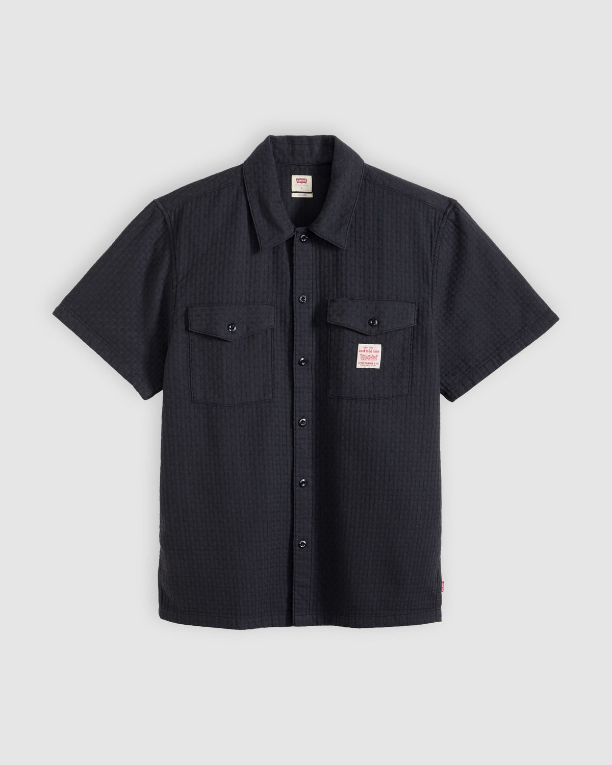 Levi's® Workwear S/S Worker Shirt - Dark Phantom Dobby | Levi's® Shirts | JEANSTORE