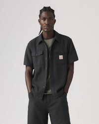 Levi's® Workwear S/S Worker Shirt - Dark Phantom Dobby | Levi's® Shirts | JEANSTORE