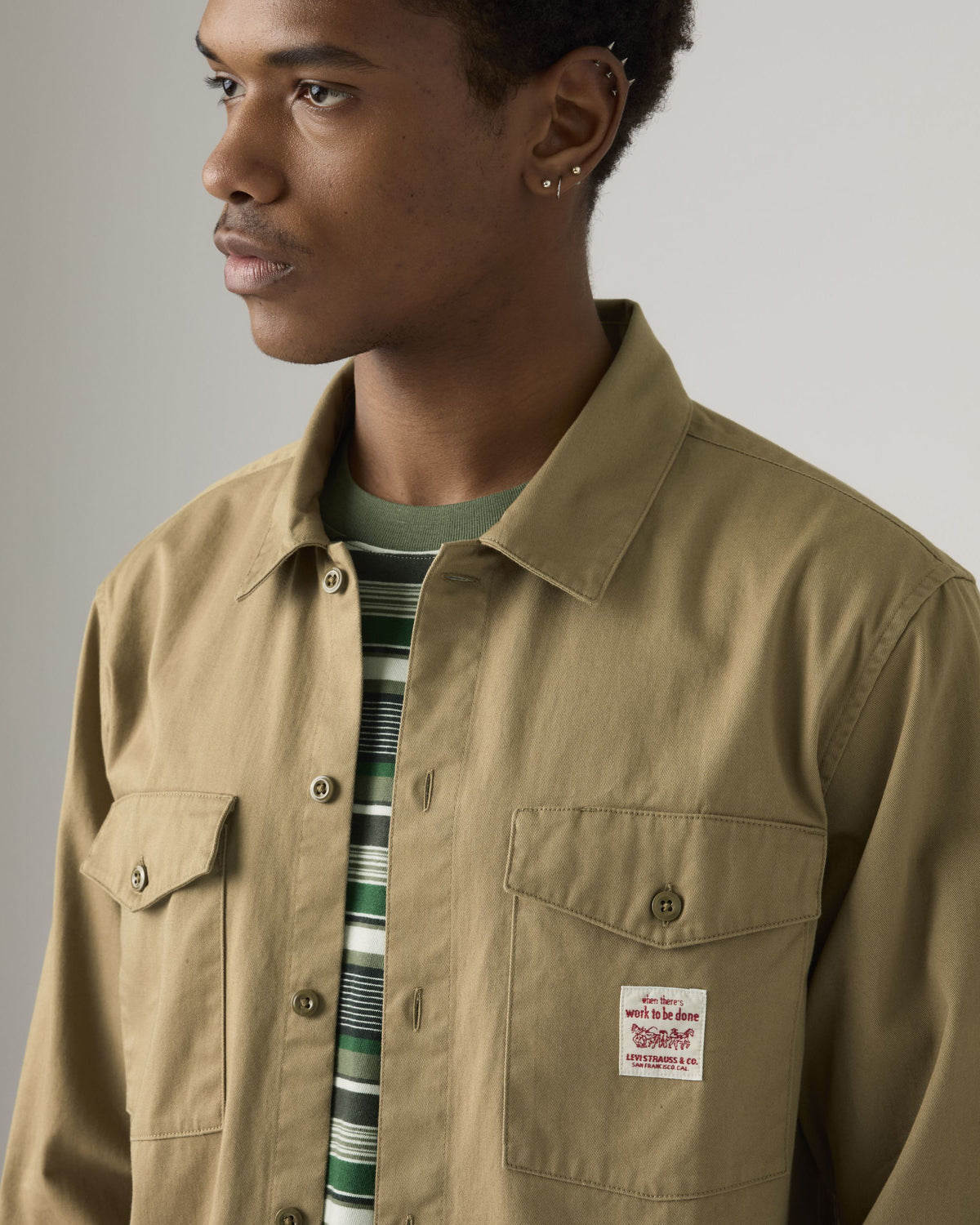 Levi's® Workwear L/S Worker Shirt - Tigers Eye Twill