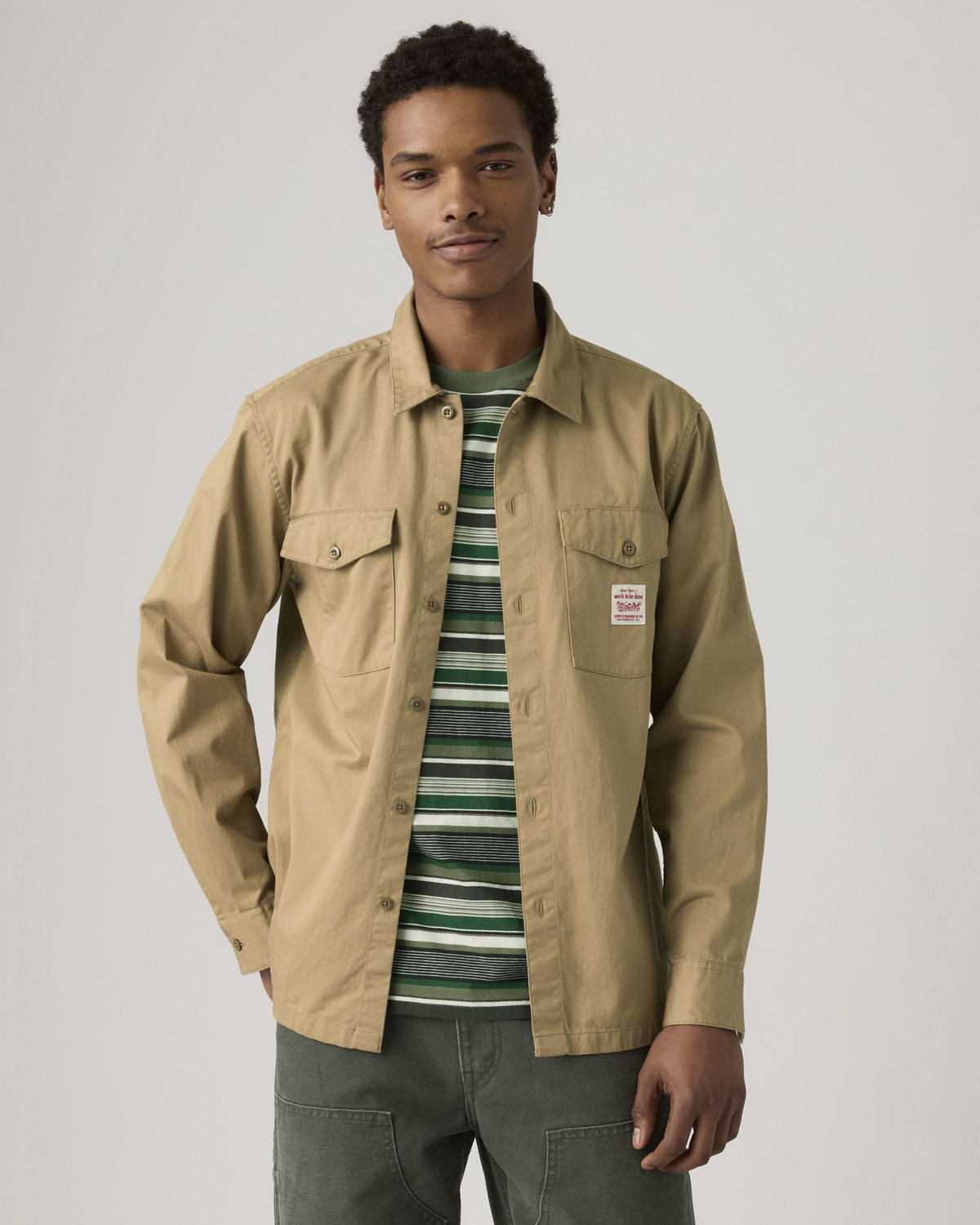 Levi's® Workwear L/S Worker Shirt - Tigers Eye Twill