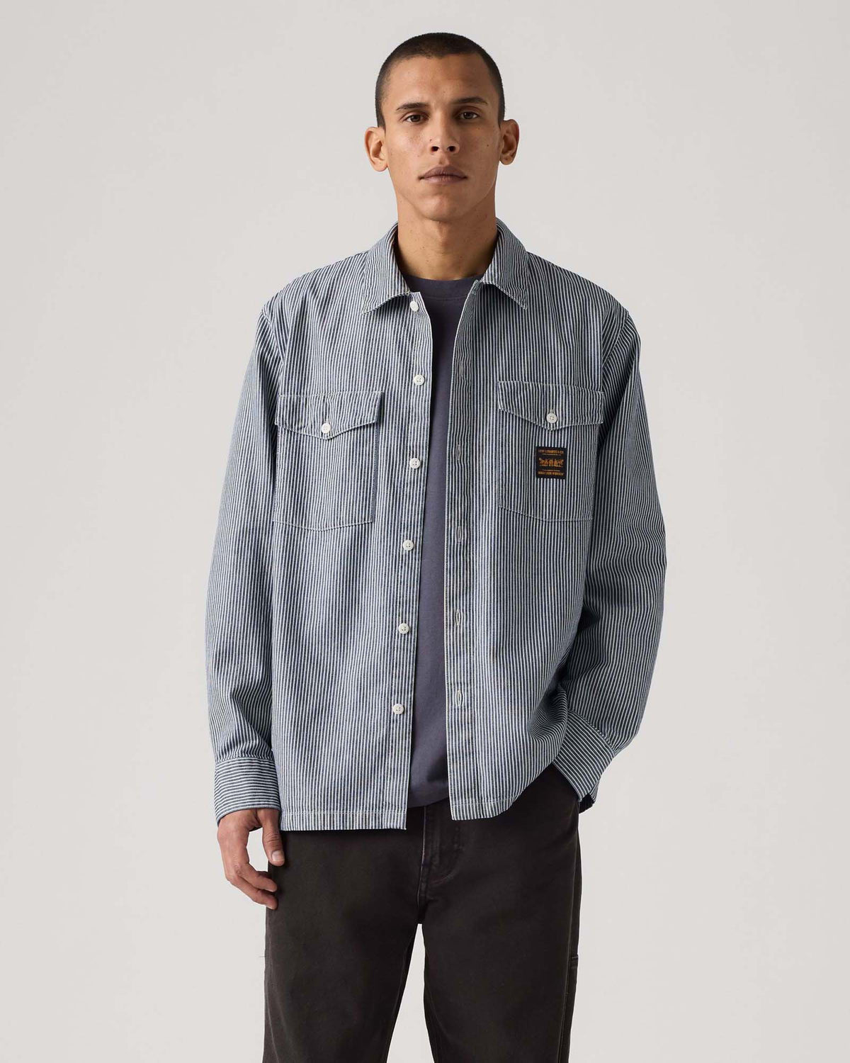 Levi's® Workwear L/S Worker Shirt - Washington Stripe III | Levi's® Shirts | Jeanstore