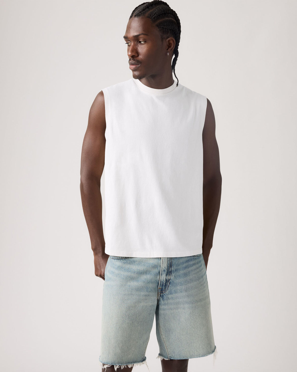 Levi's® NG Muscle Tank Top - Bright White | Levi's® T Shirts | JEANSTORE