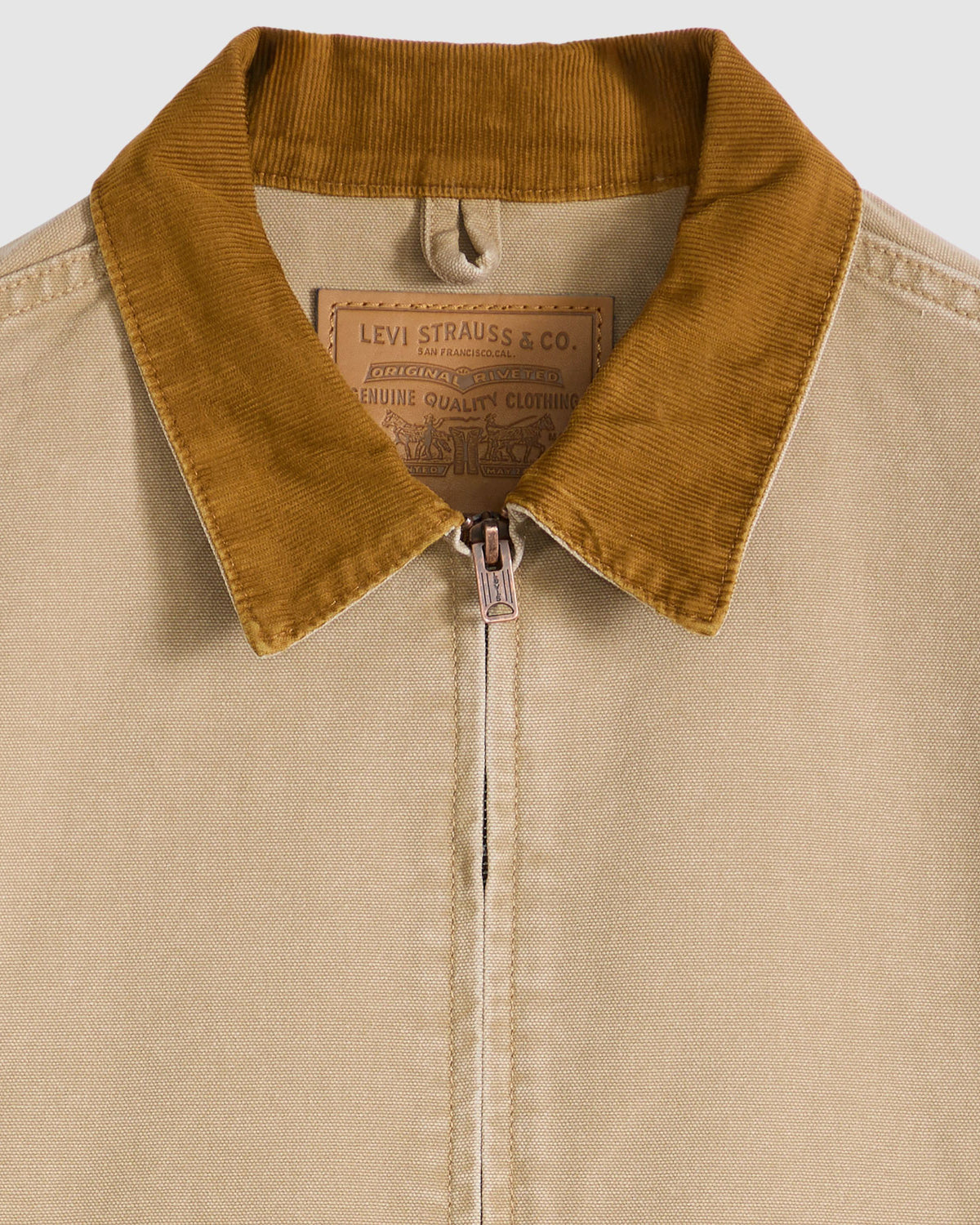 Levi's® Castro Full Zip Jacket - Tigers Eye | Levi's® Jackets & Coats | JEANSTORE