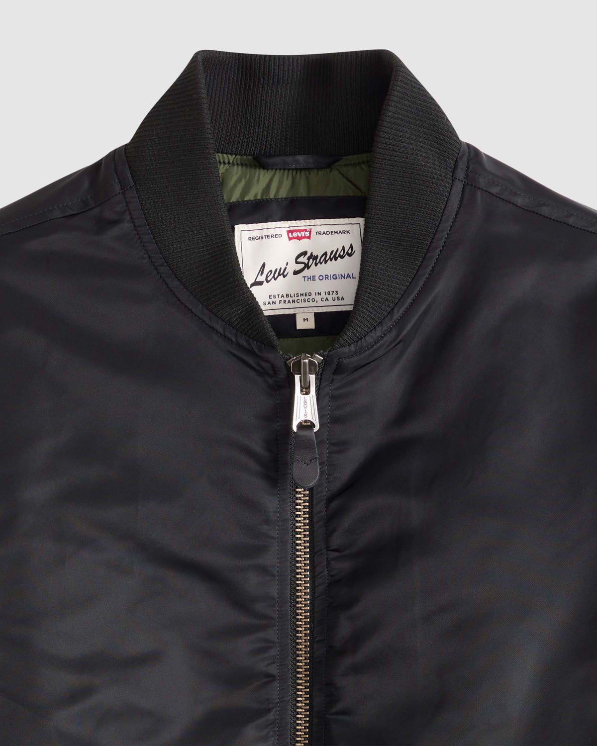 Levi's® MA-1 Bomber Jacket - Jet Black | Levi's® Jackets & Coats | Jeanstore