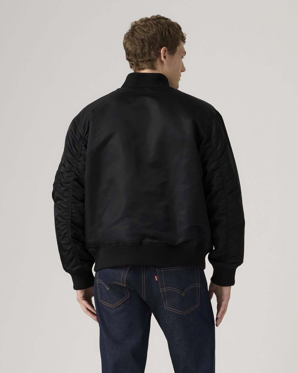Levi's® MA-1 Bomber Jacket - Jet Black | Levi's® Jackets & Coats | Jeanstore