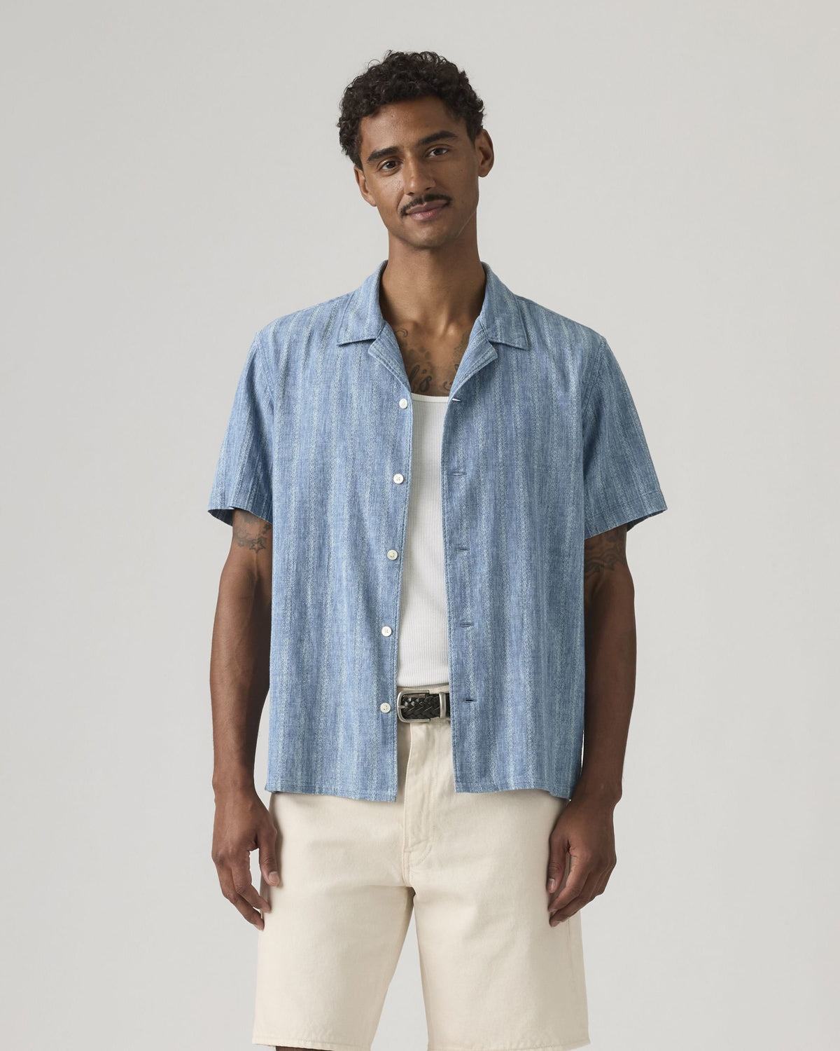 Levi's® Sunset Camp Shirt - Felix Indigo Dobby