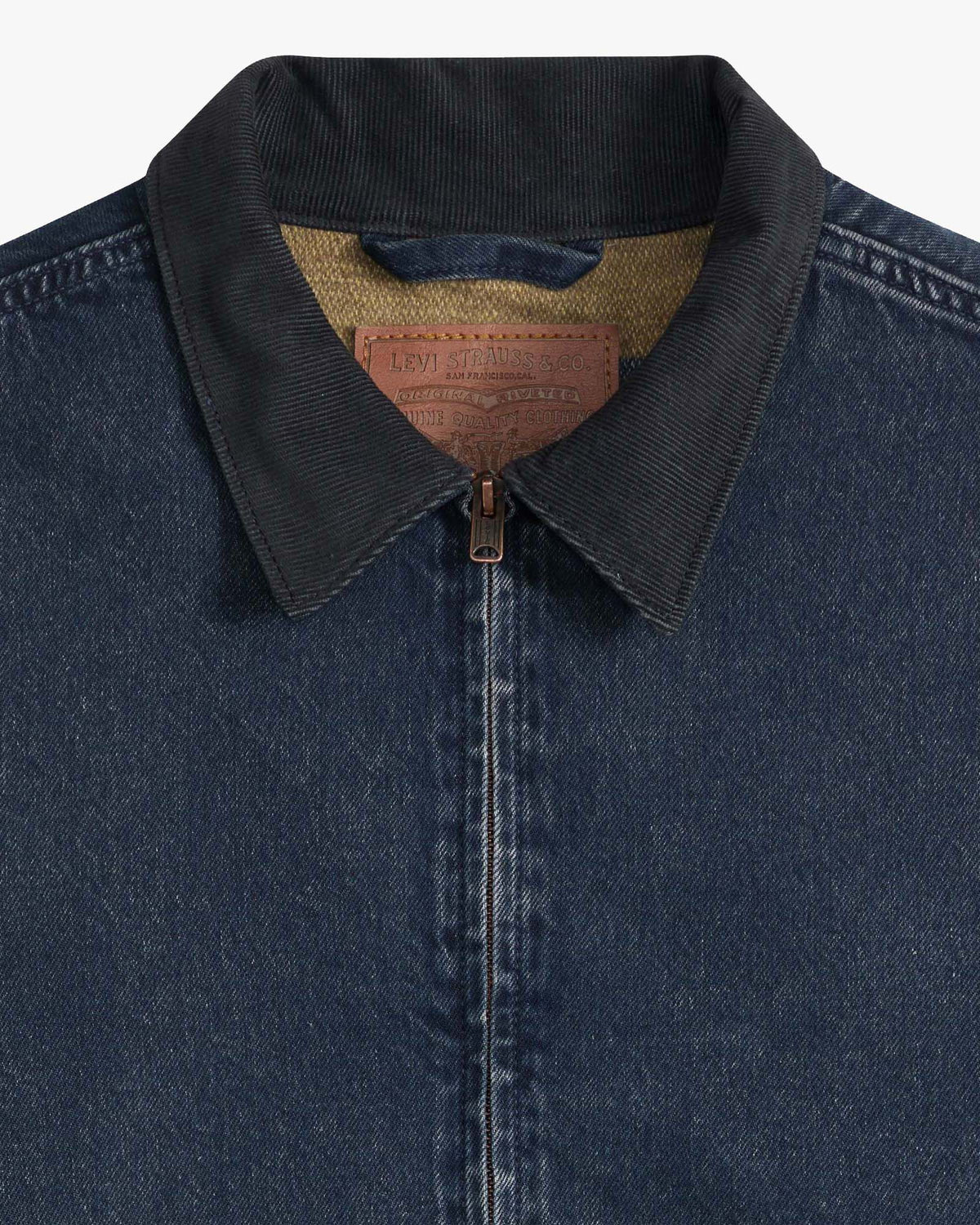 Levi's® Castro Full Zip Jacket - Dark Blue Black | Levi's® Jackets & Coats | Jeanstore