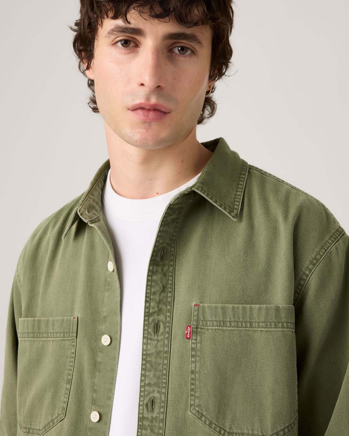 Levi's® Mariposa Worker Shirt - Nabali Olive Wash