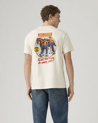 Levi's® Relaxed Fit Archival Overalls Tee - Egret | Levi's® T Shirts | JEANSTORE