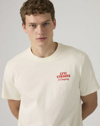 Levi's® Relaxed Fit Archival Overalls Tee - Egret | Levi's® T Shirts | JEANSTORE
