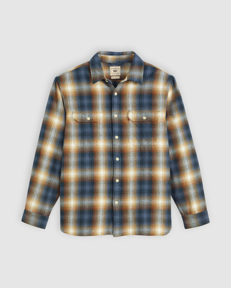 Levi's® Jackson Worker Shirt - Warwick Plaid / Vintage Indigo
