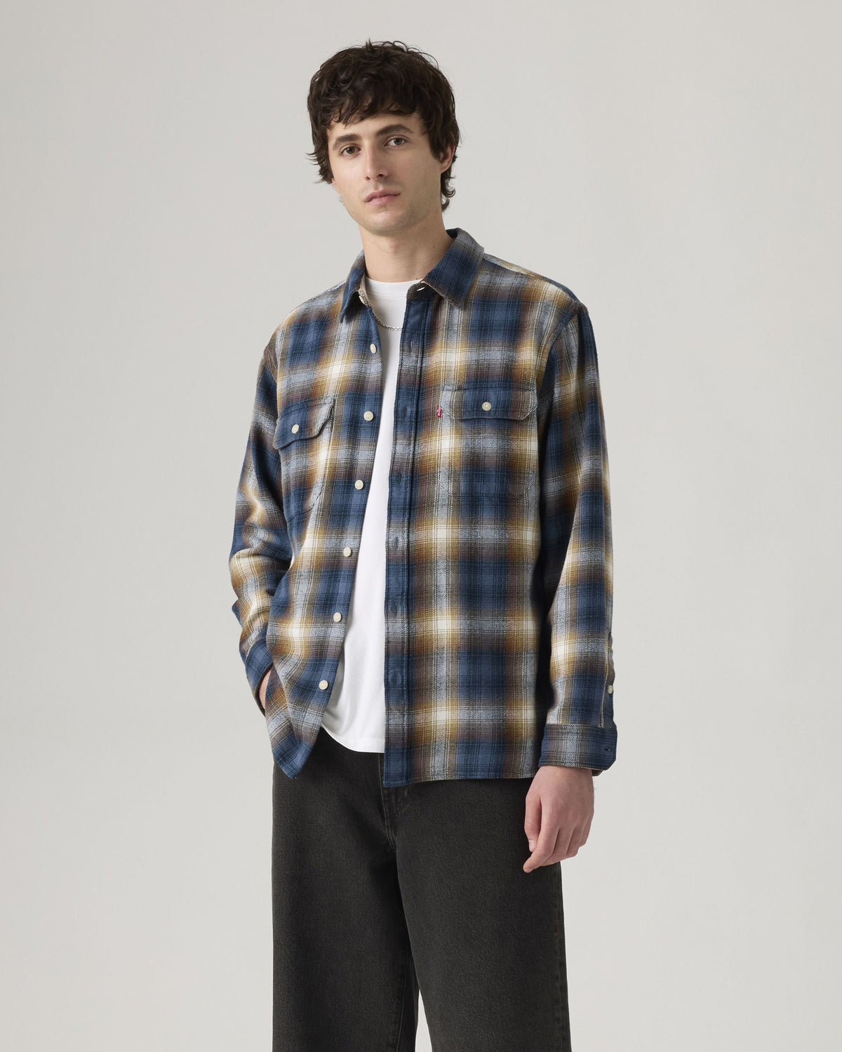 Levi's® Jackson Worker Shirt - Warwick Plaid / Vintage Indigo | Levi's® Shirts | JEANSTORE