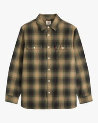 Levi's® Jackson Worker Shirt - Jericho Plaid / Rosin Flannel