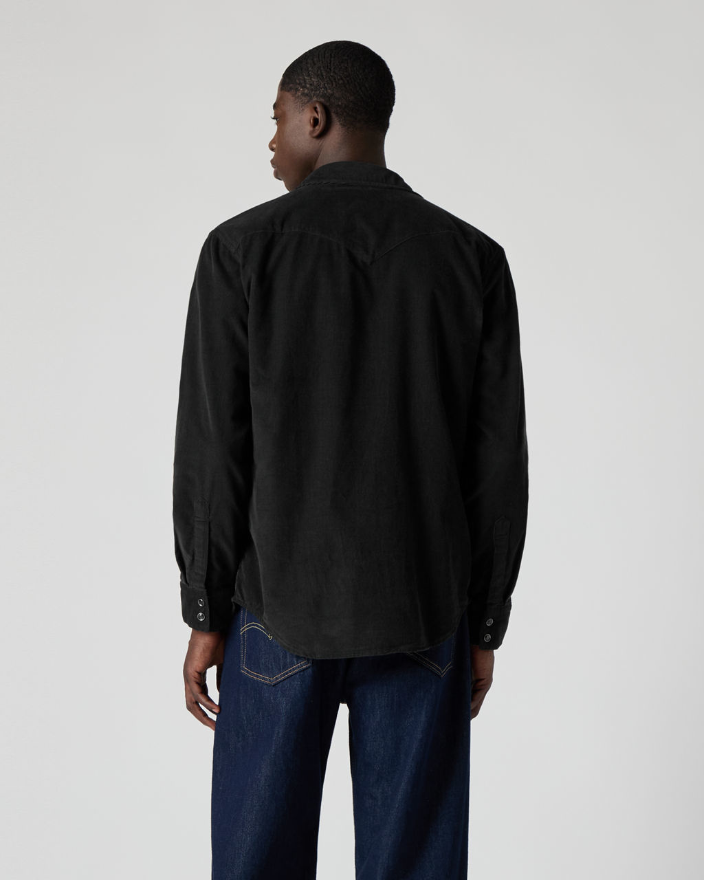 Levi's® Barstow Western Standard Corduroy Shirt - Jet Black
