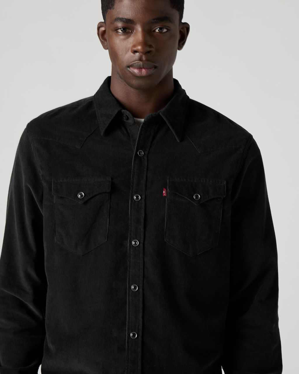 Levi's® Barstow Western Standard Corduroy Shirt - Jet Black