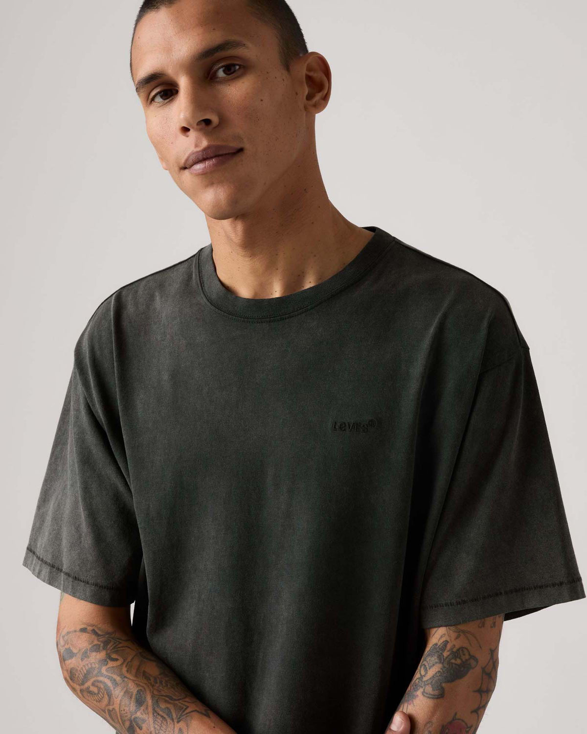 Levi's® Red Tab Vintage Tee - Weathered Finish Jet Black