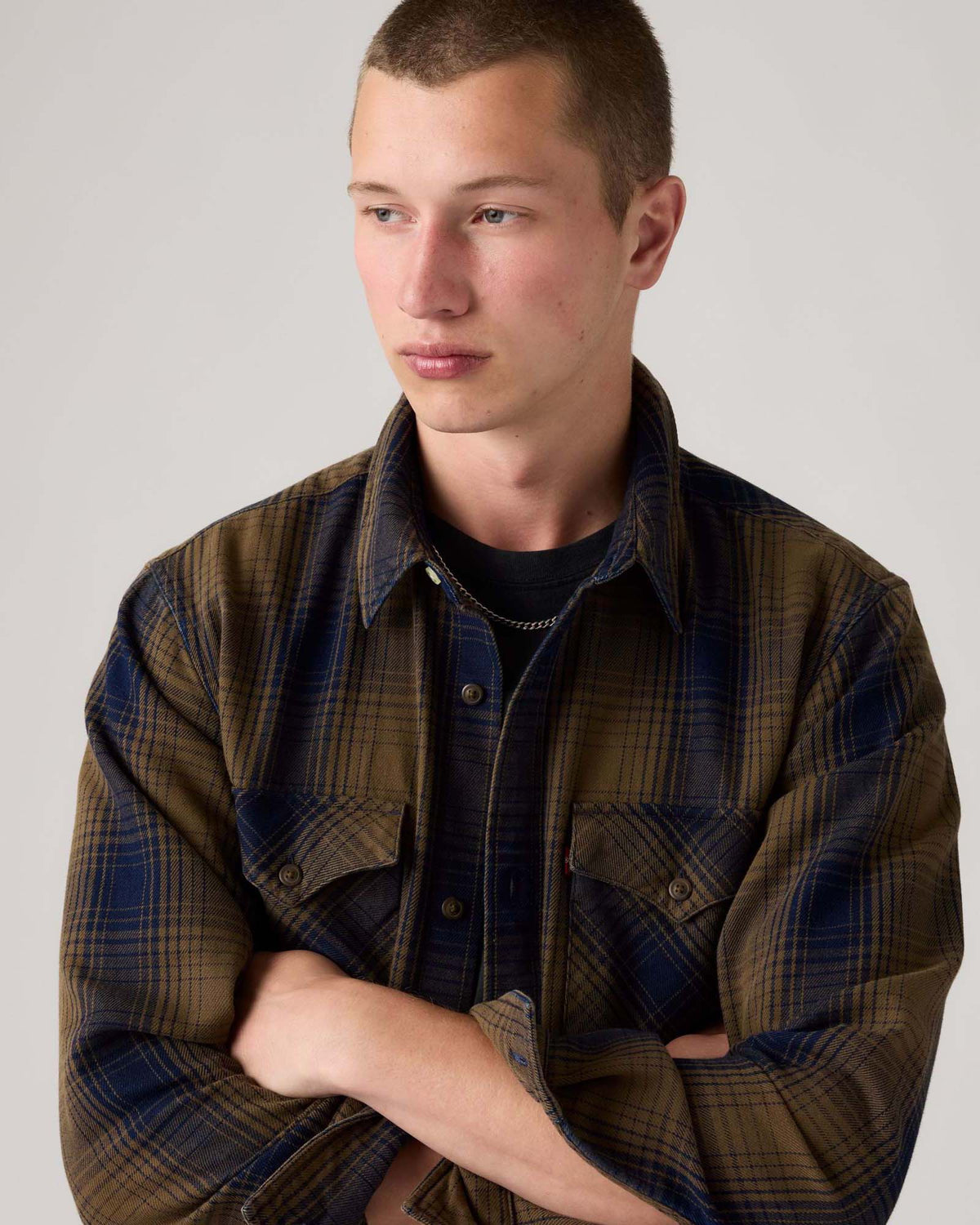 Levi's® Relaxed Fit Western Shirt - Toby Vintage Indigo