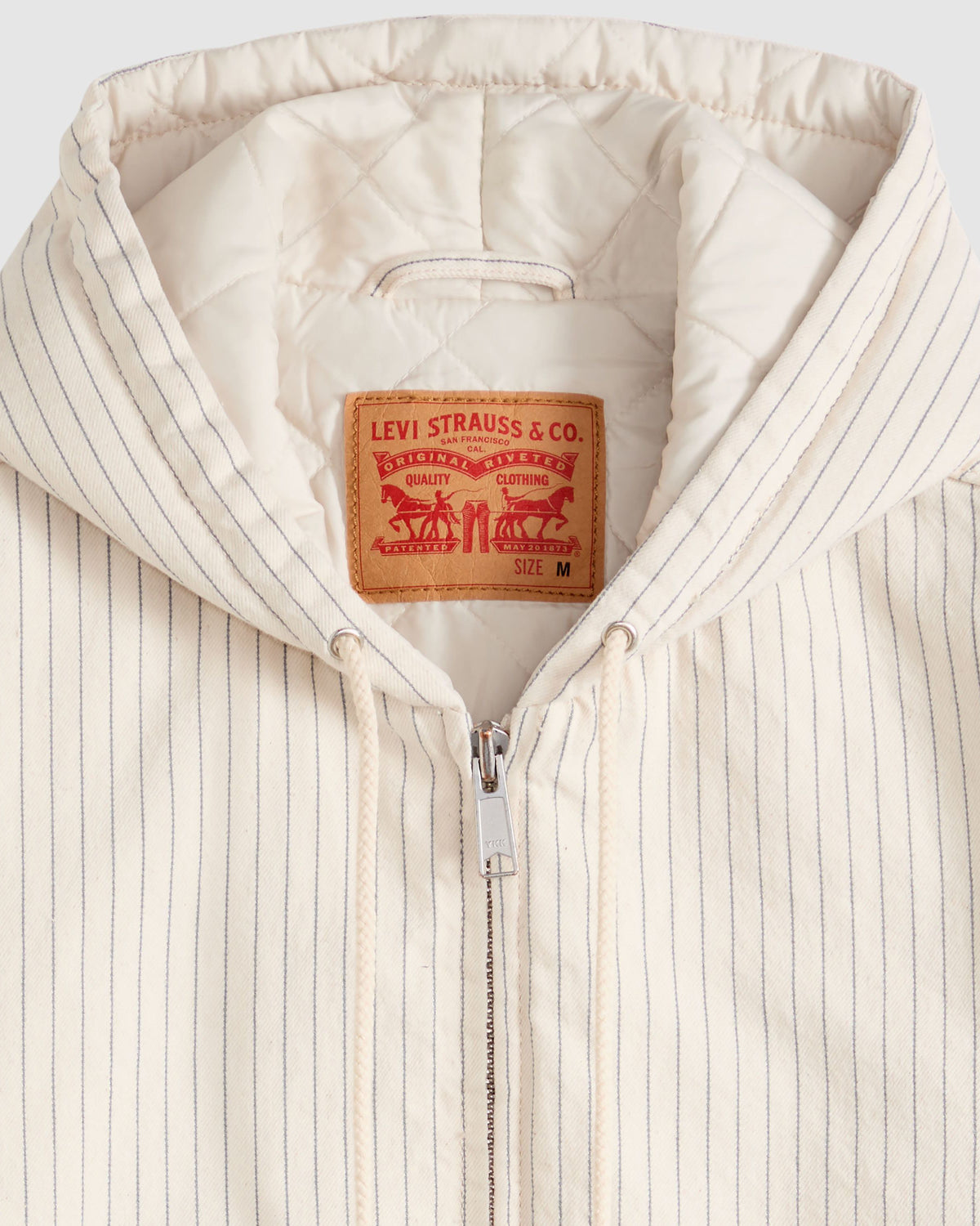 Levi's® Workwear Potrero Denim Hoodie - Marris Stripe | Levi's® Sweaters & Knitwear | JEANSTORE