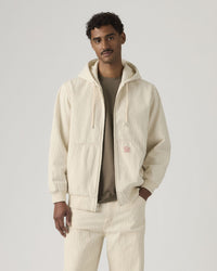 Levi's® Workwear Potrero Denim Hoodie - Marris Stripe | Levi's® Sweaters & Knitwear | JEANSTORE