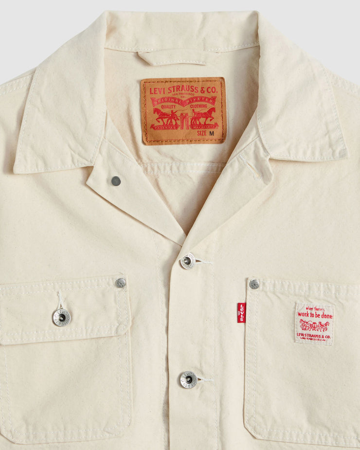 Levi's® Workwear Sunrise Trucker Jacket - Undyed Ecru Greige
