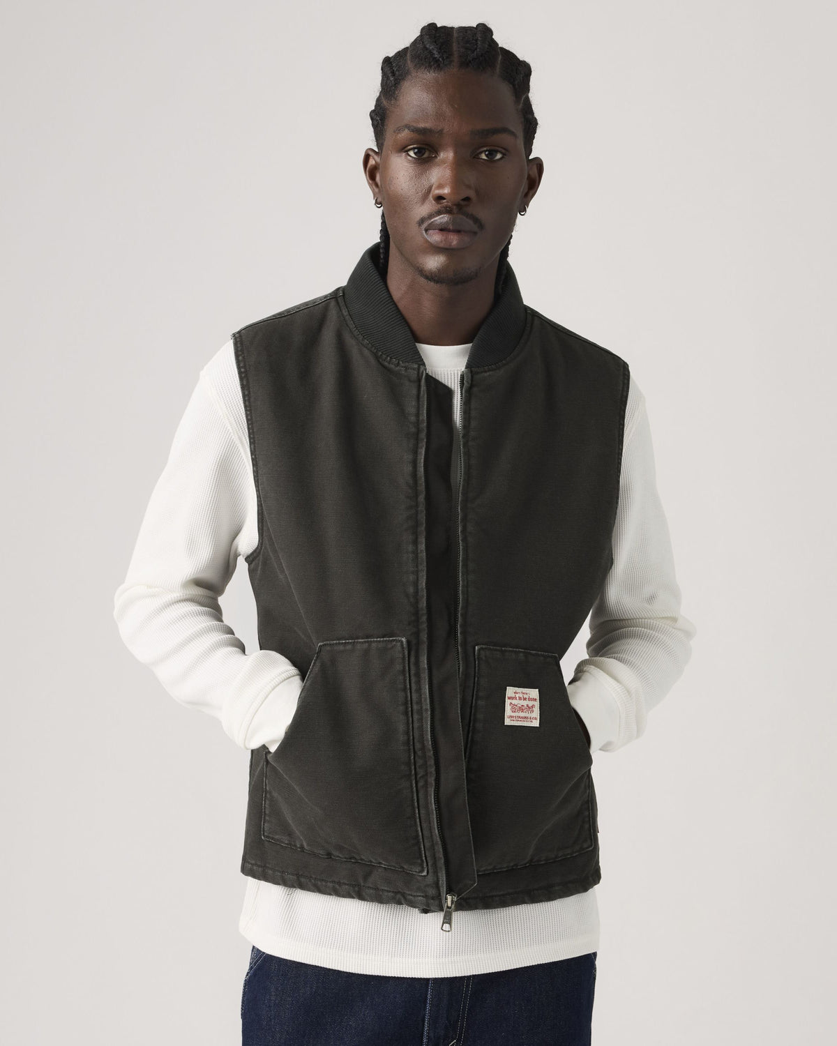 Levi's® Workwear Sansome Vest - Meteorite | Levi's® Jackets & Coats | JEANSTORE