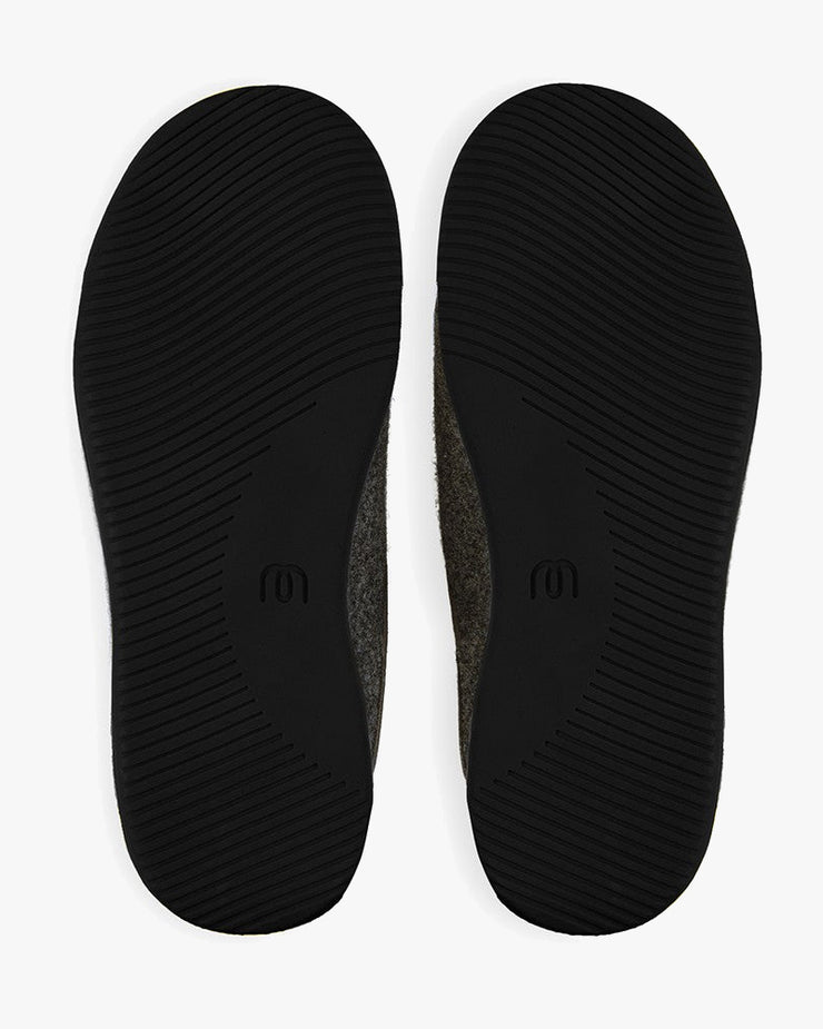 Mahabis Mule Slippers - Dark Grey / Skien Black