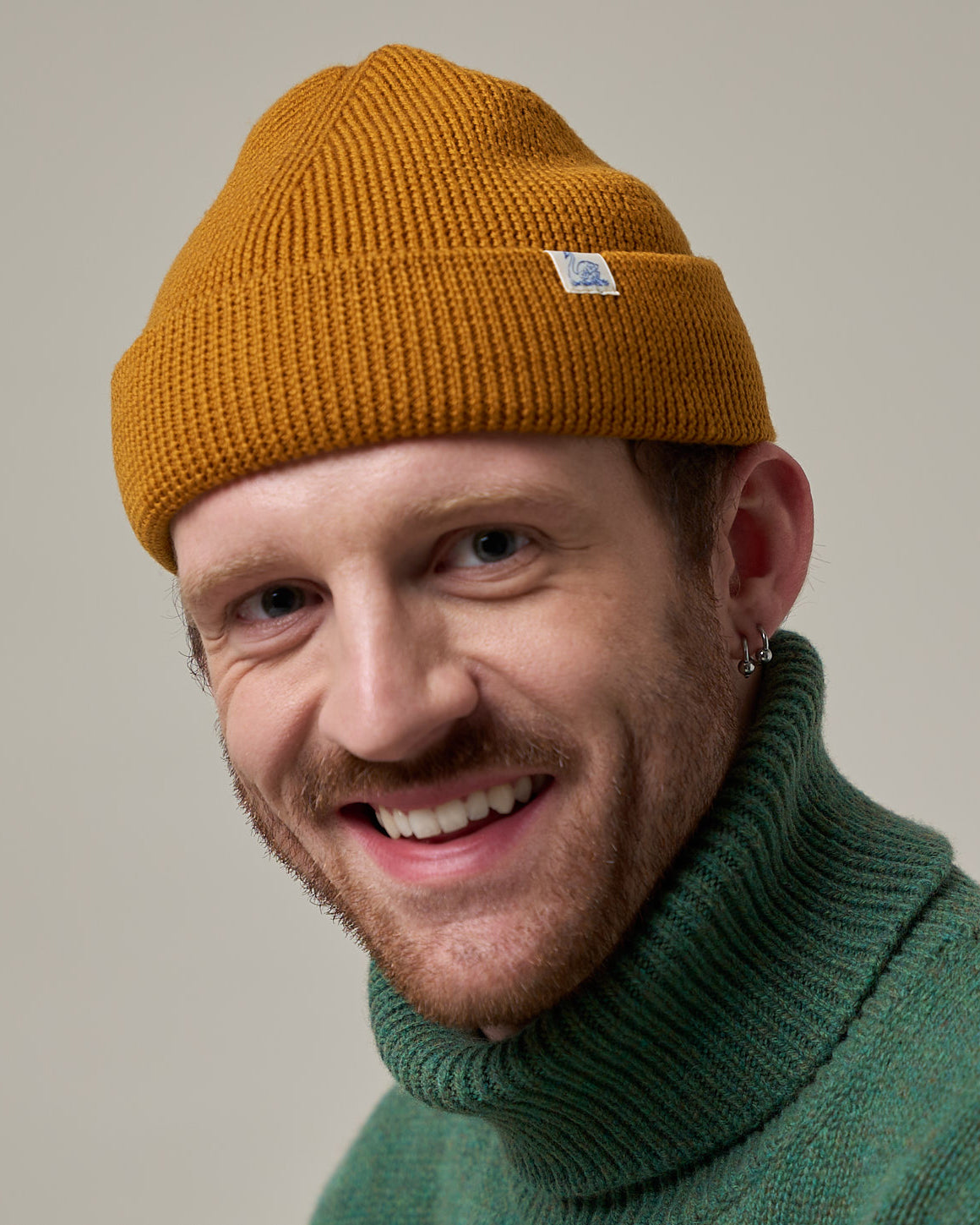 Merz b. Schwanen Good Basics MWBN05 Merino Wool Watch Cap - Honey | Merz b. Schwanen Hats | Jeanstore