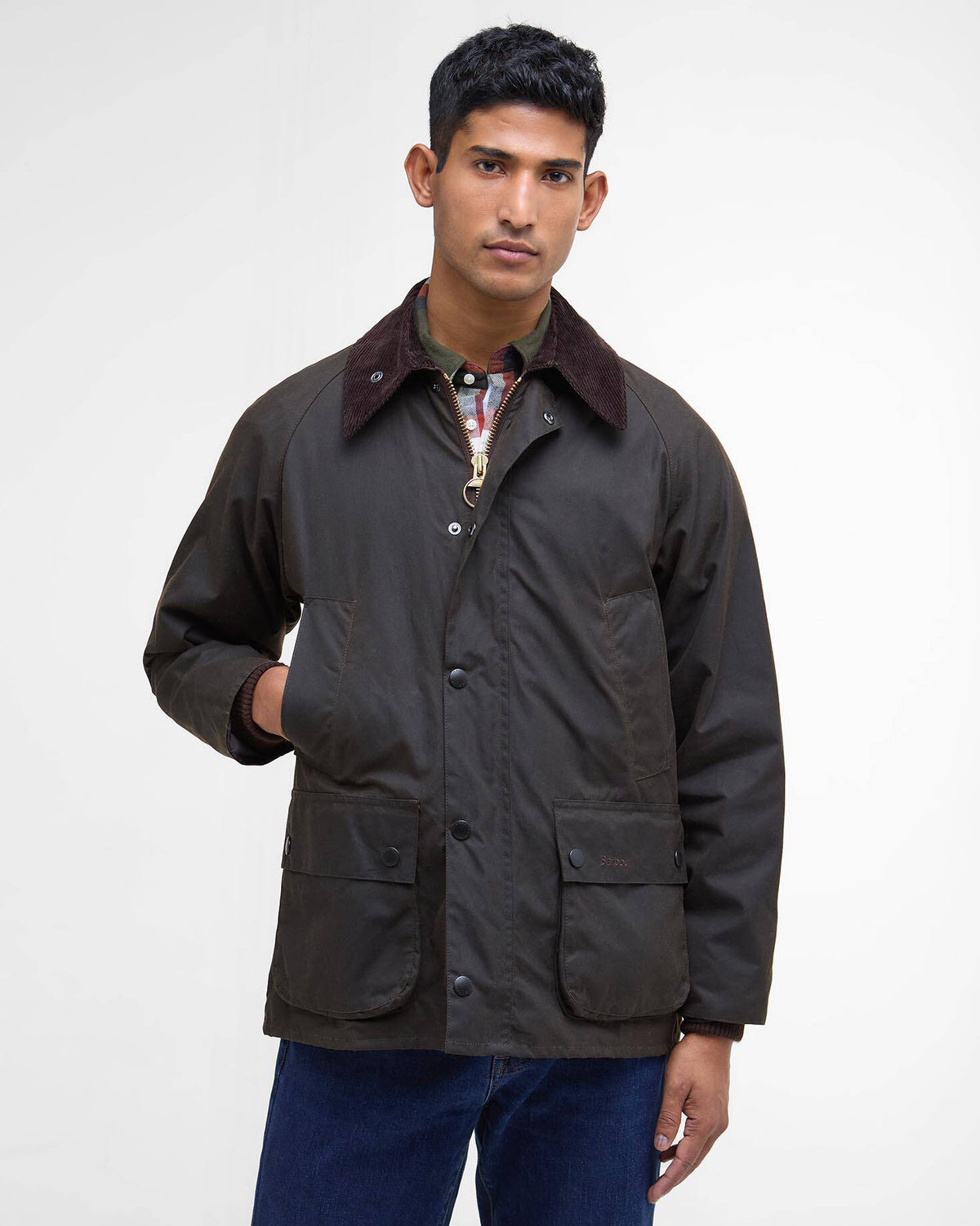 Barbour Heritage Classic Bedale® Waxed Jacket - Olive | Barbour Jackets & Coats | JEANSTORE