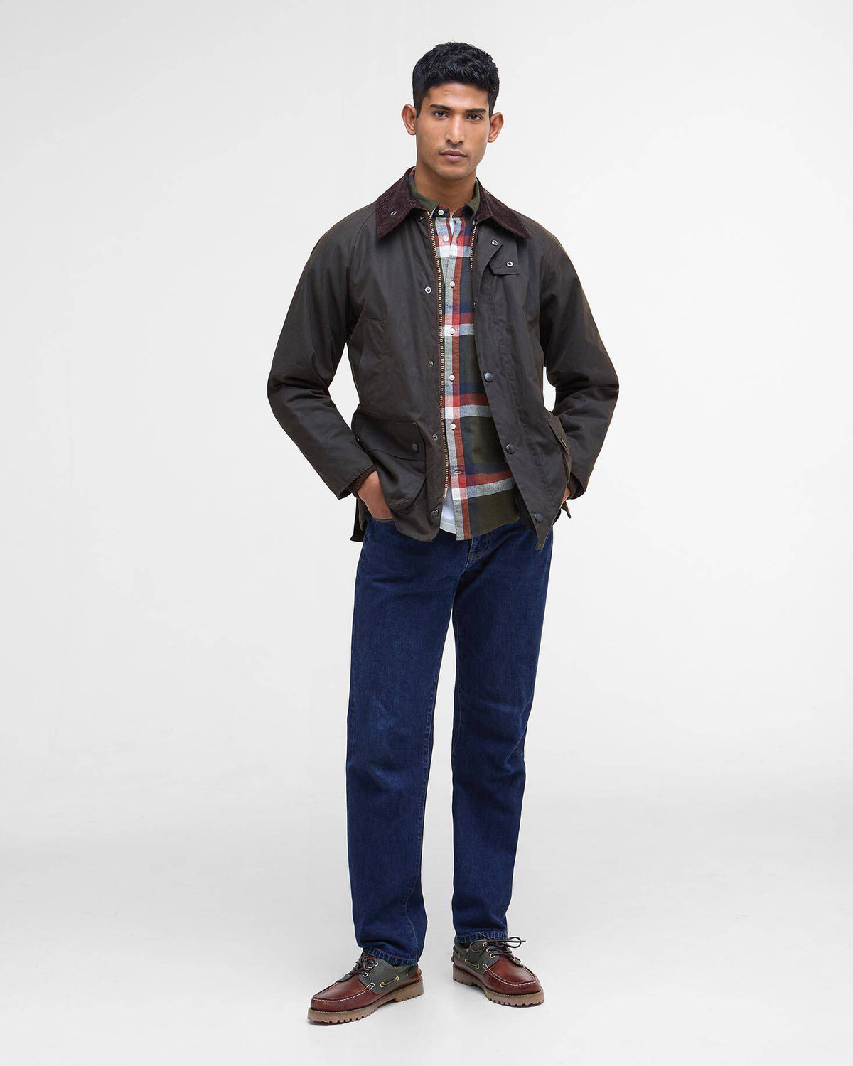Barbour Heritage Classic Bedale® Waxed Jacket - Olive | Barbour Jackets & Coats | JEANSTORE