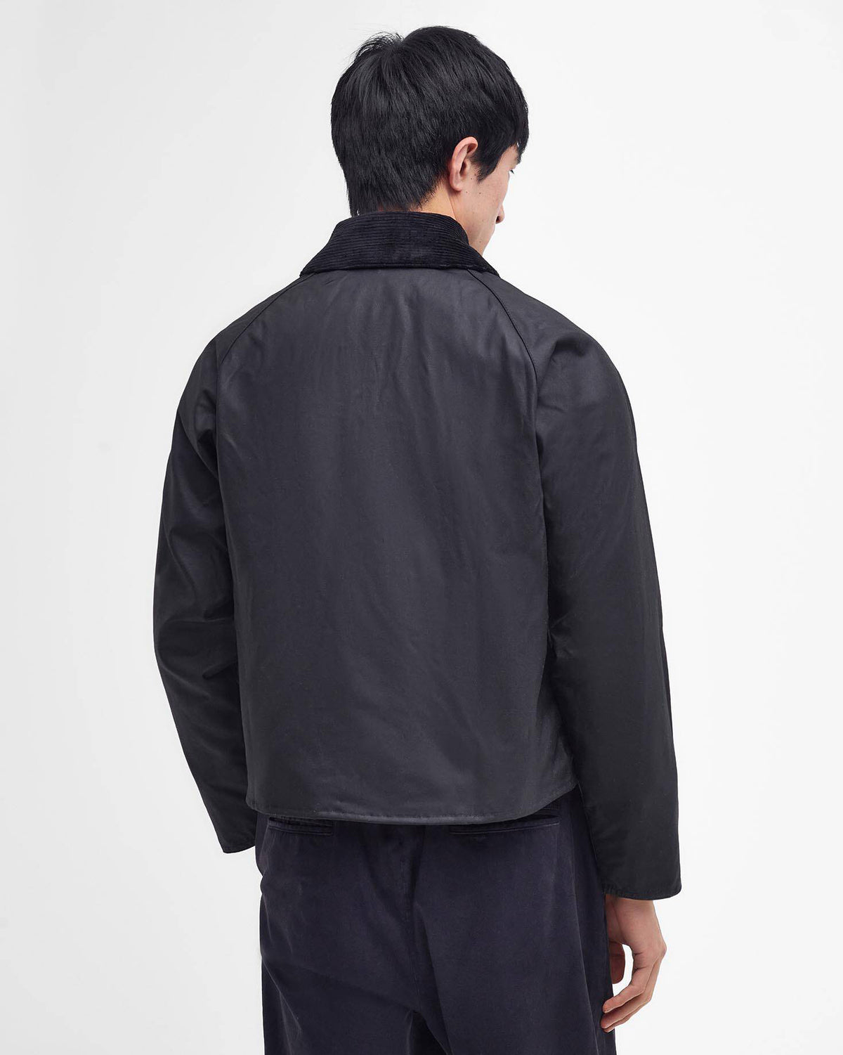 Barbour Heritage Spey Slim Waxed Jacket - Black