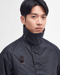 Barbour Heritage Spey Slim Waxed Jacket - Navy