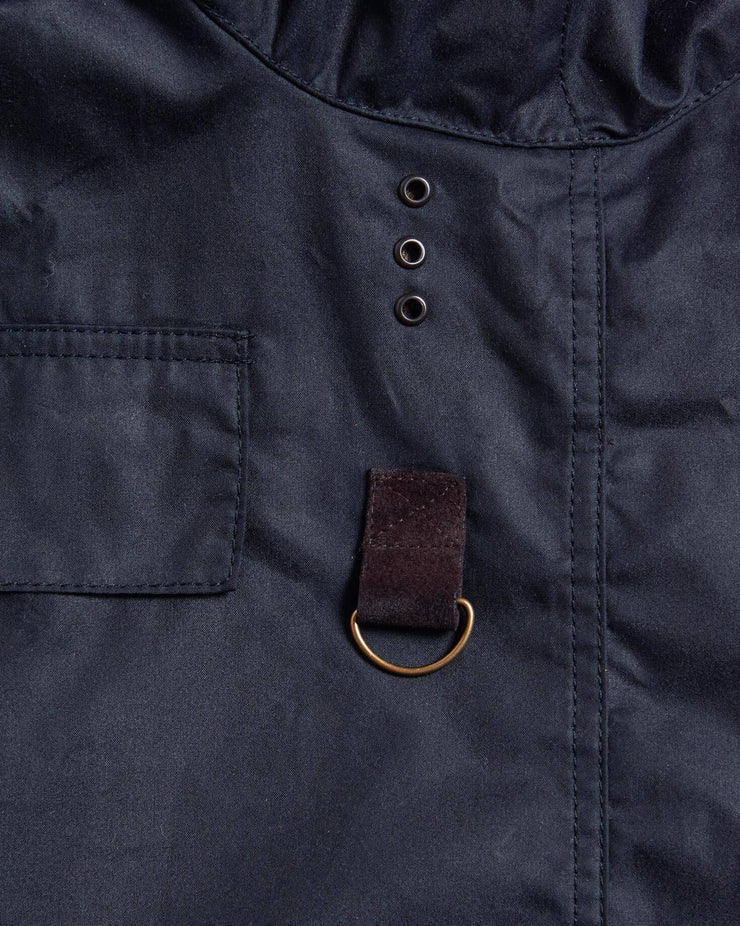 Barbour Heritage Spey Slim Waxed Jacket - Navy