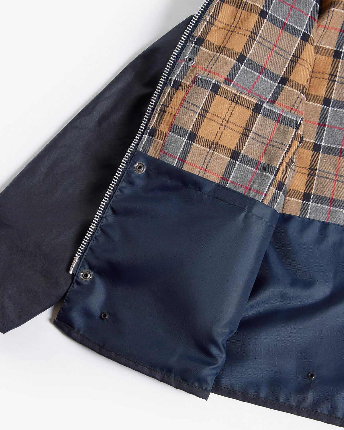 Barbour Heritage Spey Slim Waxed Jacket - Navy
