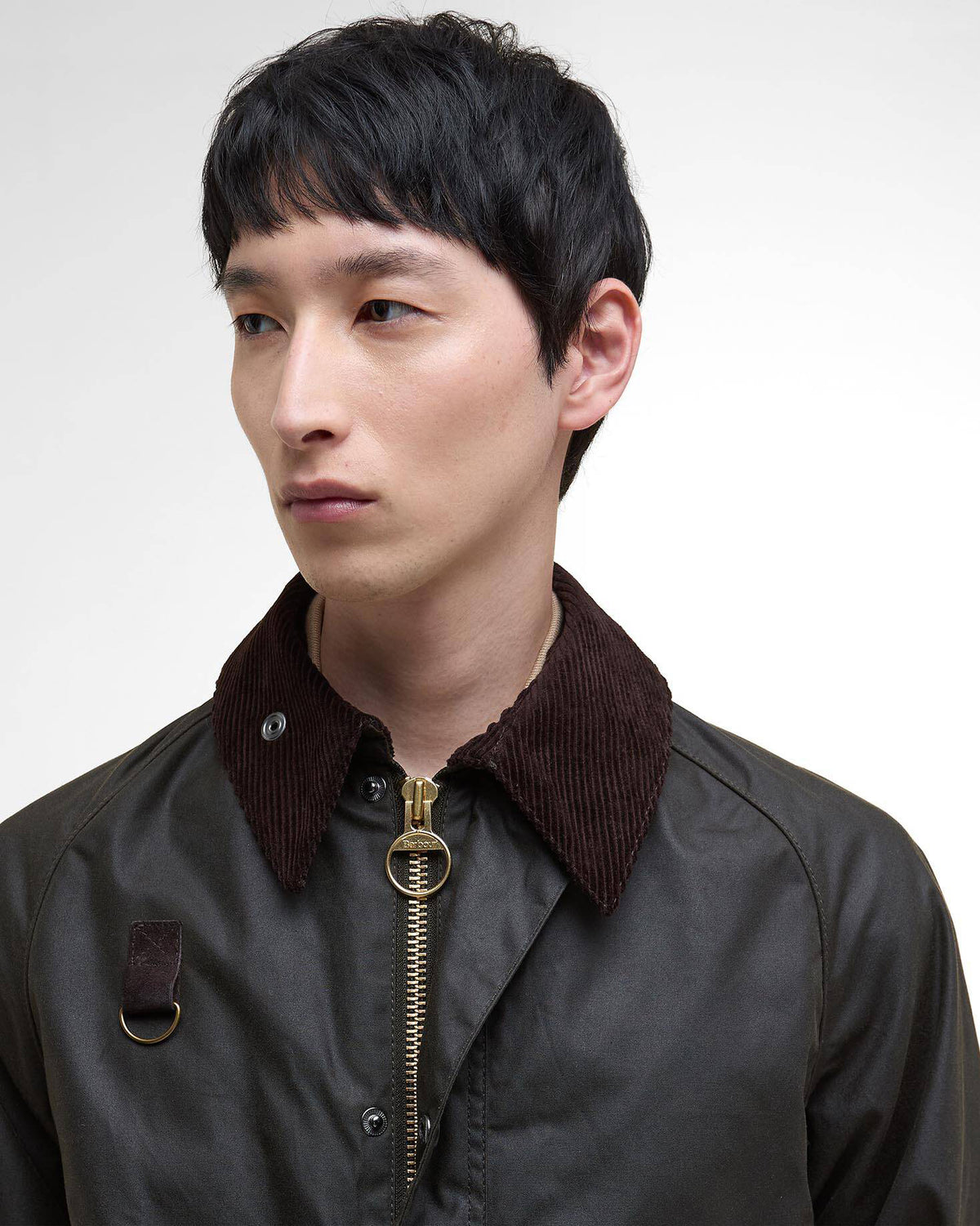 Barbour Heritage Spey Slim Waxed Jacket - Olive | Barbour Jackets & Coats | JEANSTORE