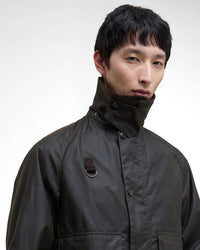 Barbour Heritage Spey Slim Waxed Jacket - Olive | Barbour Jackets & Coats | JEANSTORE